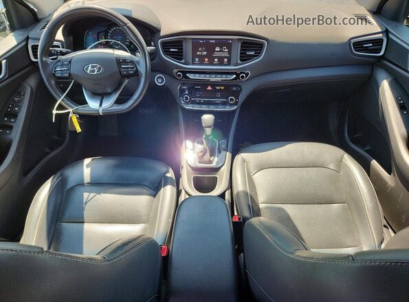 KMHC85LCXJU081765 2018 HYUNDAI IONIQ Gray წინა პანელის ხედი