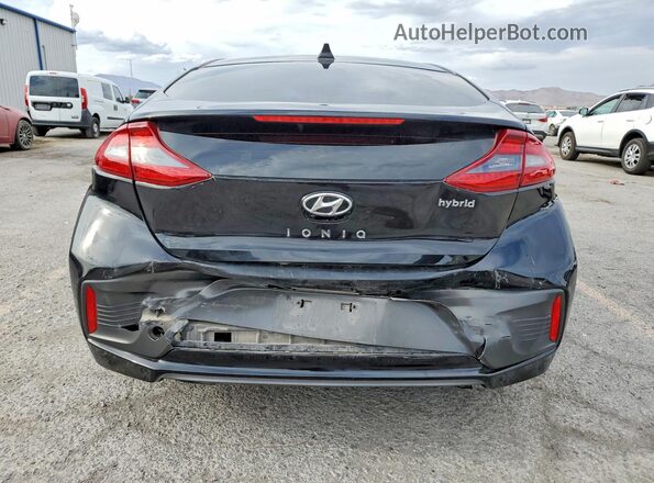 KMHC85LCXJU084181 2018 HYUNDAI IONIQ Black Widok z tyłu