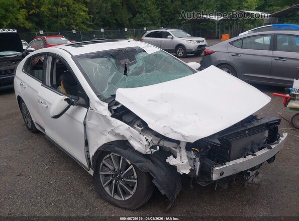 KMHC85LJ3MU077088 2021 HYUNDAI IONIQ ELECTRIC White Front view