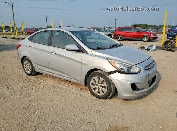 KMHCT4AE0GU072305 2016 HYUNDAI ACCENT Silver Przód prawy