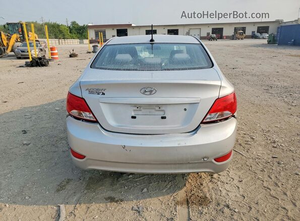 KMHCT4AE0GU072305 2016 HYUNDAI ACCENT Silver Widok z tyłu