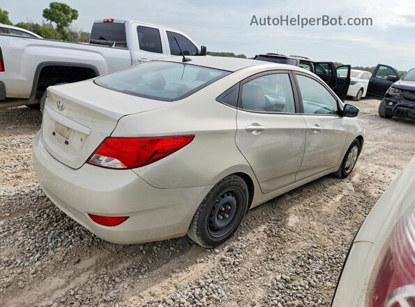 KMHCT4AE0GU090867 2016 HYUNDAI ACCENT Beige უკანა მარჯვენა