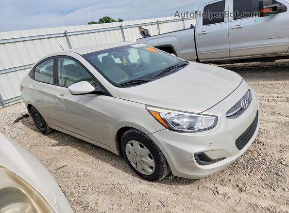 KMHCT4AE0GU090867 2016 HYUNDAI ACCENT Beige წინა მარჯვენა