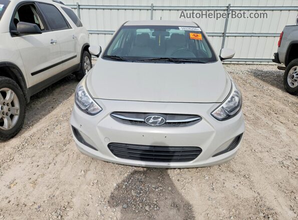 KMHCT4AE0GU090867 2016 HYUNDAI ACCENT Beige წინა ხედი