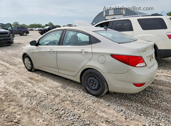 KMHCT4AE0GU090867 2016 HYUNDAI ACCENT Beige უკანა მარცხენა