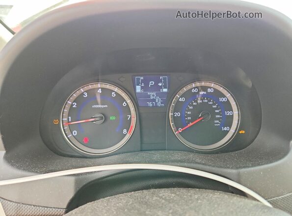 KMHCT4AE0GU090867 2016 HYUNDAI ACCENT Beige ხელსაწყოთა პანელის ხედი