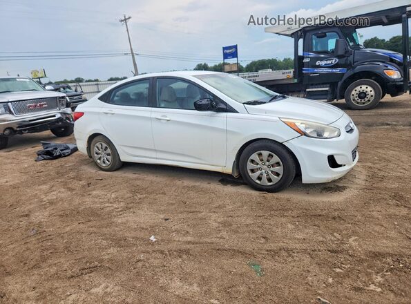 KMHCT4AE0GU114357 2016 HYUNDAI ACCENT White Передня права чверть
