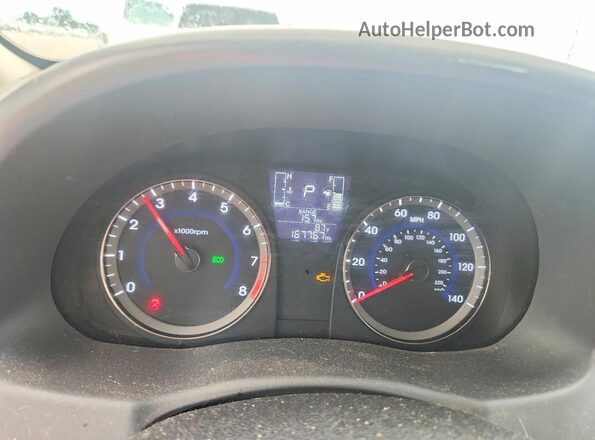 KMHCT4AE0GU114357 2016 HYUNDAI ACCENT White Вид щитка приладів