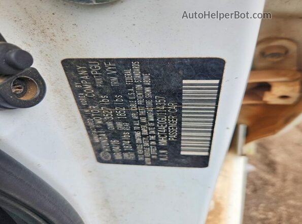 KMHCT4AE0GU114357 2016 HYUNDAI ACCENT White Вид підкапотного простору
