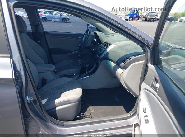 KMHCT4AE0GU140618 2016 HYUNDAI ACCENT Серый Вид салона спереди