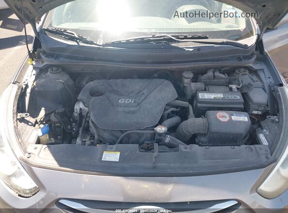 KMHCT4AE0GU140618 2016 HYUNDAI ACCENT Серый Вид сзади