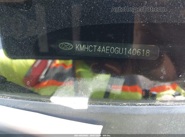KMHCT4AE0GU140618 2016 HYUNDAI ACCENT Серый Вид подкапотного пространства