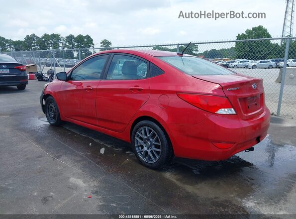 KMHCT4AE0GU161355 2016 HYUNDAI ACCENT Красный Задняя левая четверть