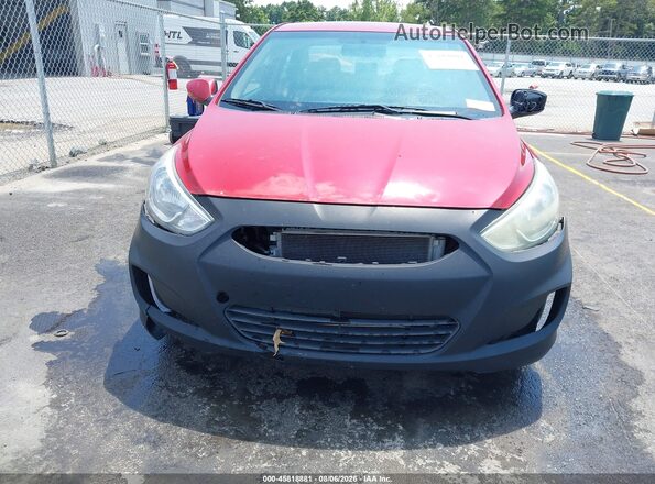 KMHCT4AE0GU161355 2016 HYUNDAI ACCENT Красный Вид спереди