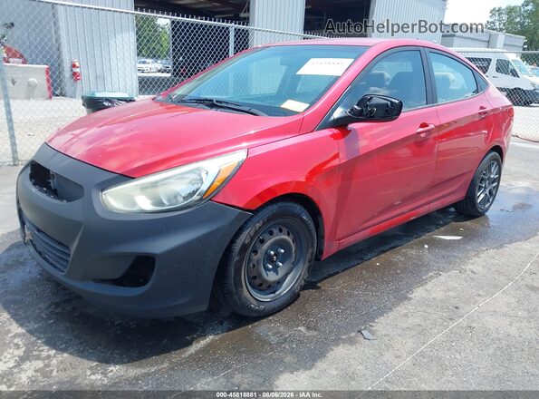 KMHCT4AE0GU161355 2016 HYUNDAI ACCENT Красный Вид щитка приборов