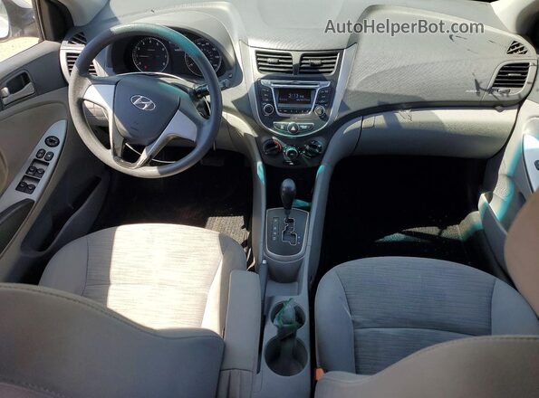 KMHCT4AE0GU958401 2016 HYUNDAI ACCENT Silver Vista del salpicadero