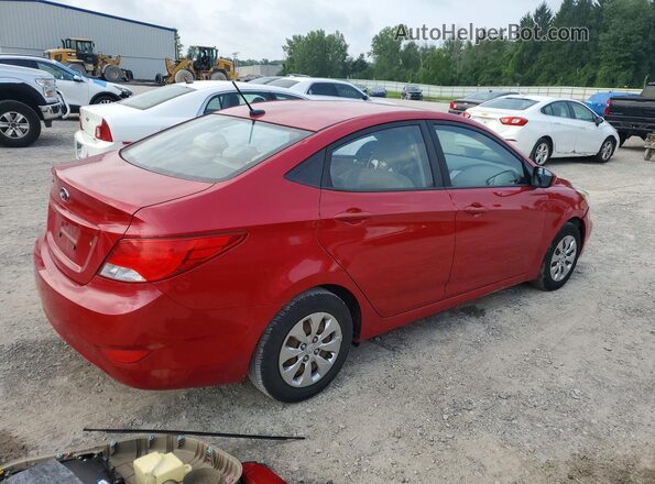 KMHCT4AE0GU969771 2016 HYUNDAI ACCENT Red Trasero derecho