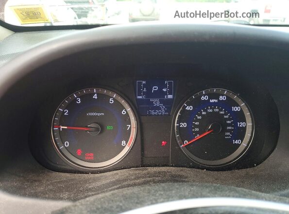 KMHCT4AE0GU969771 2016 HYUNDAI ACCENT Red Vista del cuadro de instrumentos