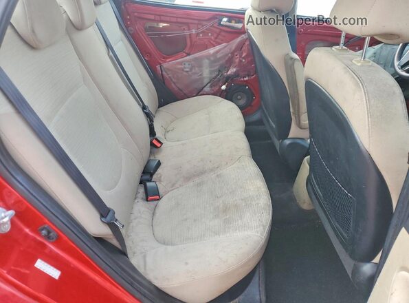 KMHCT4AE0GU969771 2016 HYUNDAI ACCENT Red Vista de los asientos traseros