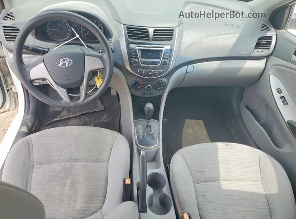 KMHCT4AE0GU981080 2016 HYUNDAI ACCENT White Dashboard view