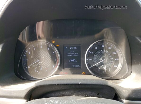 KMHCT4AE0GU991401 2016 HYUNDAI ACCENT Blue Vista del cuadro de instrumentos