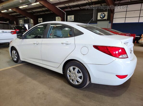 KMHCT4AE0HU175080 2017 HYUNDAI ACCENT Белый Задняя правая четверть