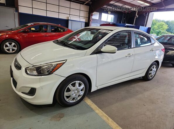 KMHCT4AE0HU175080 2017 HYUNDAI ACCENT Белый Задняя левая четверть