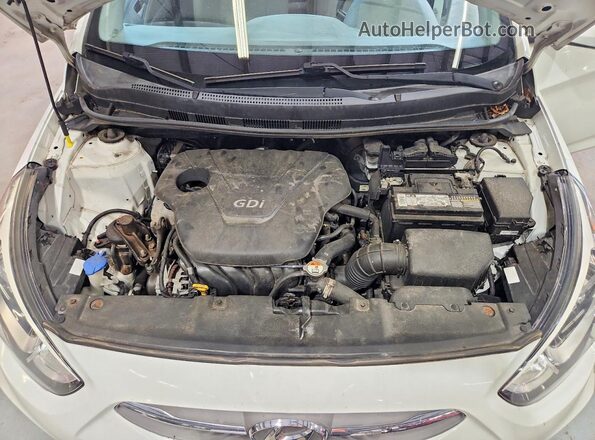 KMHCT4AE0HU175080 2017 HYUNDAI ACCENT Белый 