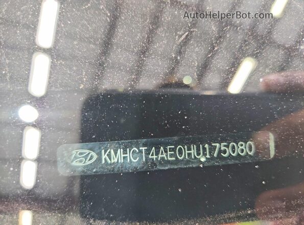 KMHCT4AE0HU175080 2017 HYUNDAI ACCENT Белый 