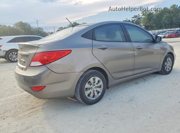 KMHCT4AE0HU388949 2017 HYUNDAI ACCENT Gray Rear view