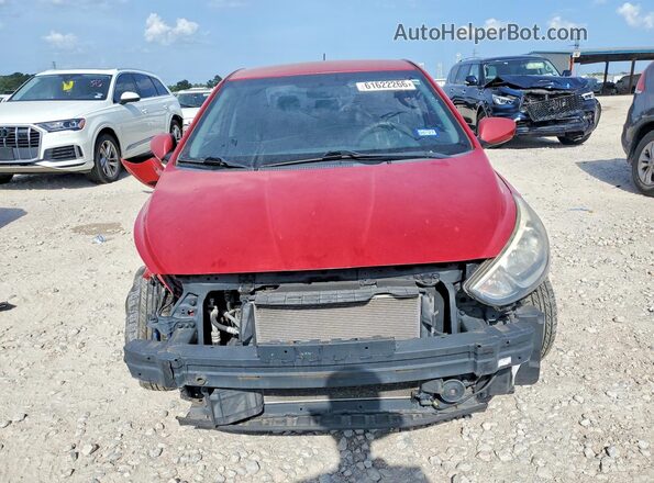 KMHCT4AE1GU050247 2016 HYUNDAI ACCENT Red Widok z przodu