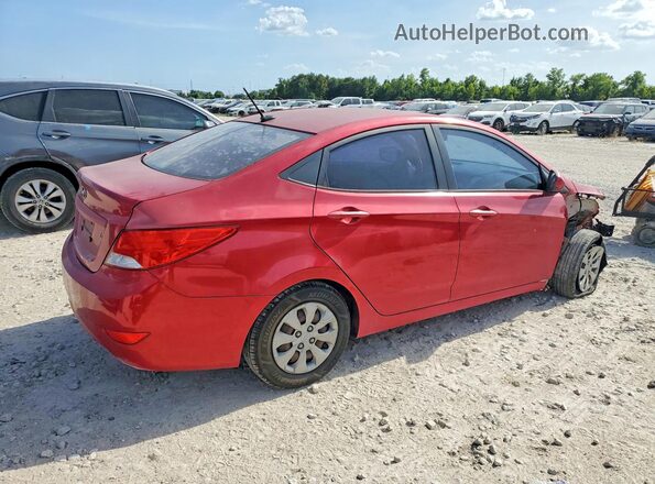 KMHCT4AE1GU050247 2016 HYUNDAI ACCENT Red Tył prawy