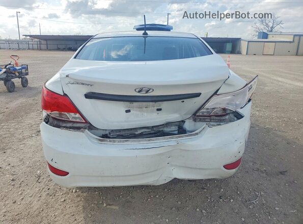 KMHCT4AE1GU060020 2016 HYUNDAI ACCENT White უკანა ხედი
