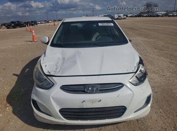 KMHCT4AE1GU060020 2016 HYUNDAI ACCENT White წინა ხედი