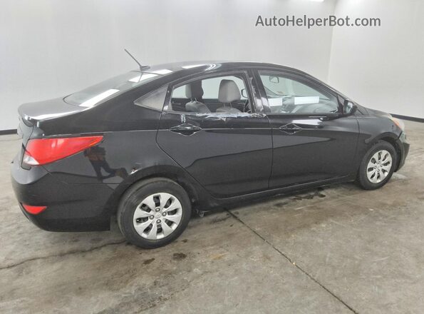KMHCT4AE1GU060051 2016 HYUNDAI ACCENT Черный Задняя правая четверть