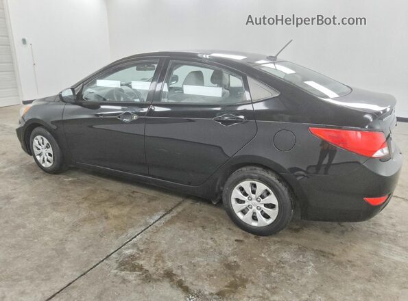 KMHCT4AE1GU060051 2016 HYUNDAI ACCENT Черный Задняя левая четверть