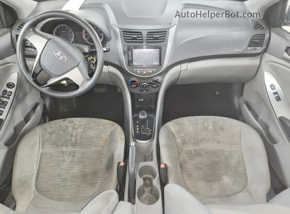 KMHCT4AE1GU060051 2016 HYUNDAI ACCENT Черный Вид панели приборов