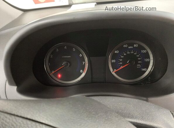 KMHCT4AE1GU060051 2016 HYUNDAI ACCENT Черный Вид щитка приборов