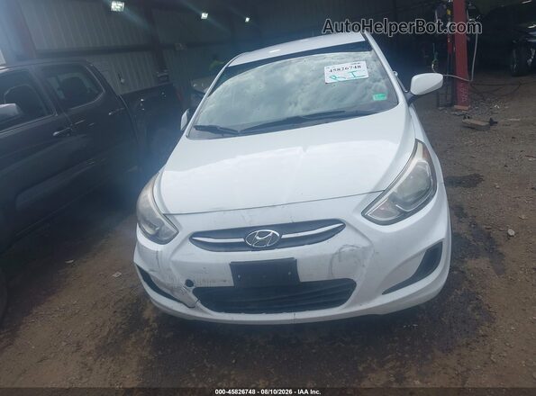 KMHCT4AE1GU111483 2016 HYUNDAI ACCENT Белый Вид щитка приборов