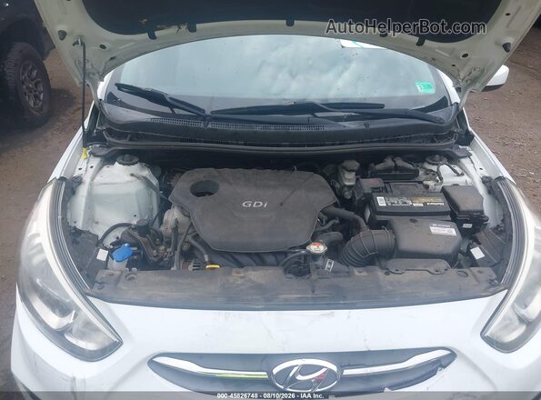 KMHCT4AE1GU111483 2016 HYUNDAI ACCENT Белый Вид сзади