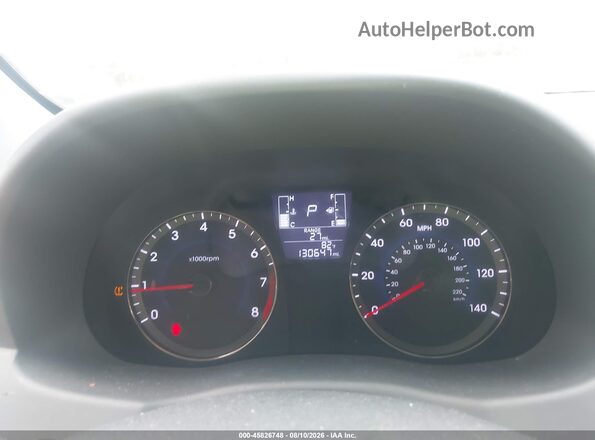 KMHCT4AE1GU111483 2016 HYUNDAI ACCENT Белый Вид задних сидений