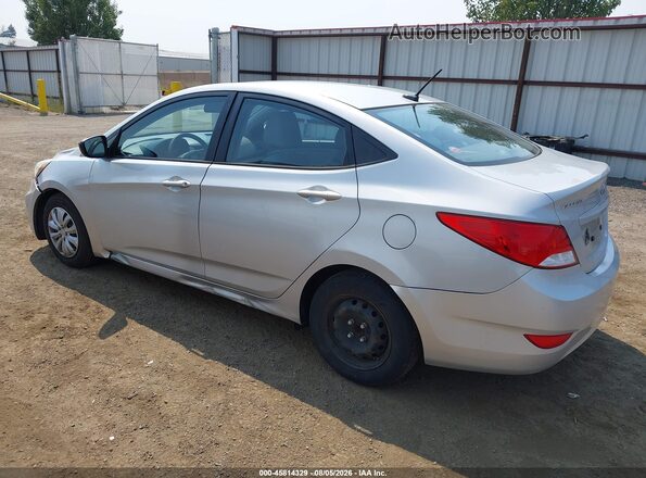 KMHCT4AE1GU981251 2016 HYUNDAI ACCENT Silver Trasero izquierdo