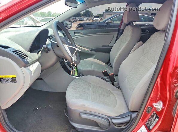 KMHCT4AE1HU185648 2017 HYUNDAI ACCENT Red Սալոնի դիմացի տեսք