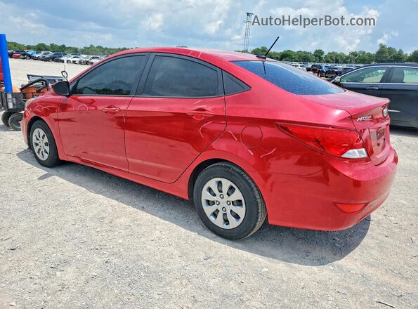 KMHCT4AE1HU185648 2017 HYUNDAI ACCENT Red Հետևի ձախ