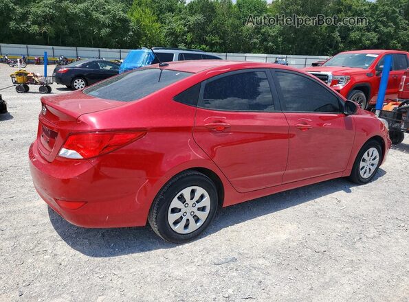KMHCT4AE1HU185648 2017 HYUNDAI ACCENT Red Հետևի աջ