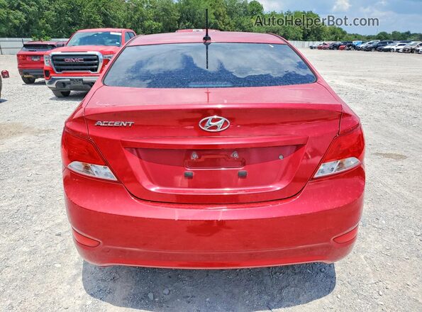 KMHCT4AE1HU185648 2017 HYUNDAI ACCENT Red Հետևի տեսք