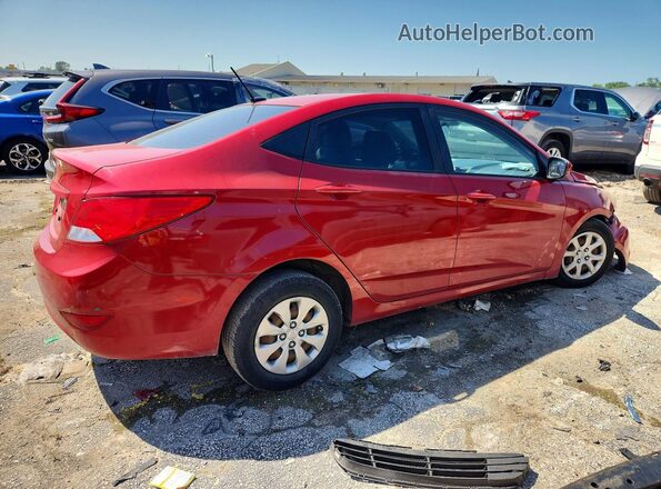 KMHCT4AE1HU187934 2017 HYUNDAI ACCENT Red Вид спереду