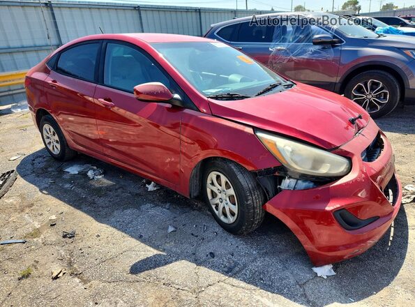 KMHCT4AE1HU187934 2017 HYUNDAI ACCENT Red Вид салону спереду