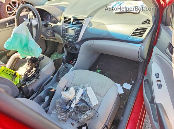 KMHCT4AE1HU187934 2017 HYUNDAI ACCENT Red Панорамний вид салону 360°