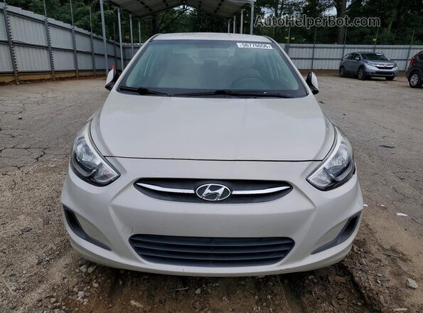 KMHCT4AE1HU264379 2017 HYUNDAI ACCENT Бежевый Вид спереди